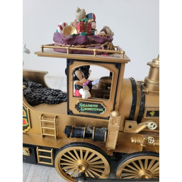 Mr Christmas Cannonball train AS IS Xmas Mickey Mouse Donald Duck Snow White dec - Picture 3 of 15